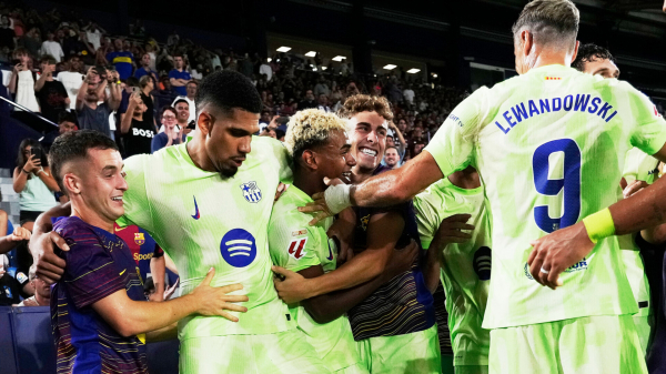 «Барселона» победила «Леванте», уступая после первого тайма 0:2 «Барселона» победила «Леванте», уступая после первого тайма 0:2