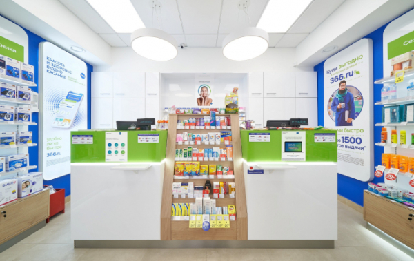 «Аптечная сеть 36,6» за полугодие нарастила выручку на 23,1%