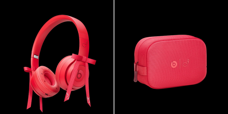Beats и Дженни из BLACKPINK представили наушники Solo 4 — с красными бантиками