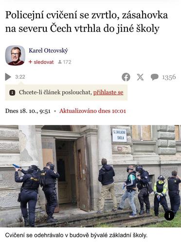 Чешский спецназ во время учений нечаянно взял штурмом детей Чешский спецназ во время учений нечаянно взял штурмом детей