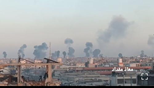 Газа опять в дыму Газа опять в дыму