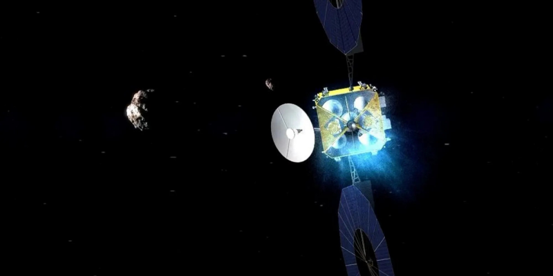 Китайский зонд сделал селфи на фоне Земли — облака видны даже с 43 миллионов километров