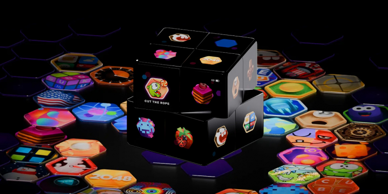 Вышел WOWCube — кубик Рубика с ЖК-экранами, на котором можно играть в 2048 и другие игры