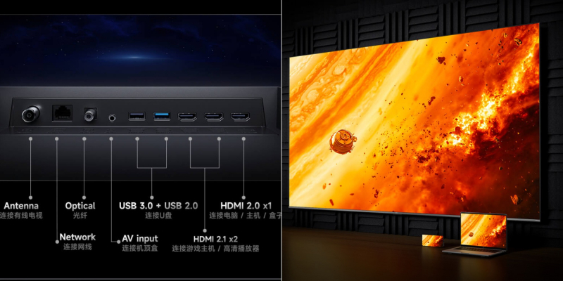 Xiaomi выпустила большой телевизор Redmi TV X 2026 с Mini LED и частотой 288 Гц