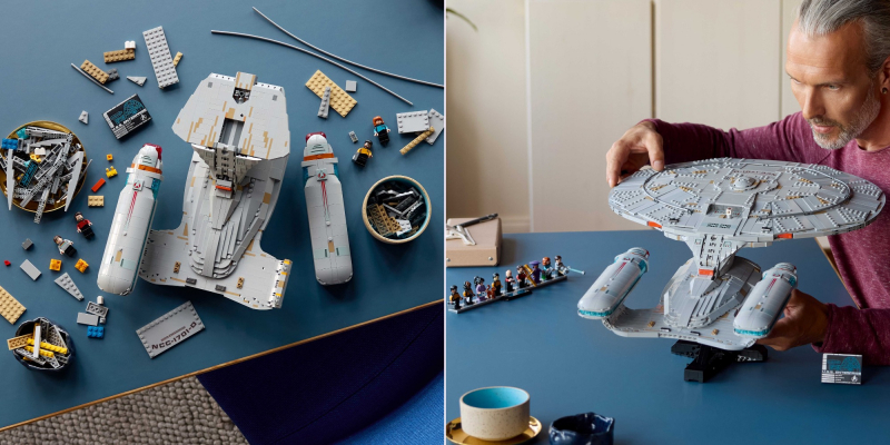 Lego показала большой набор с модульным «Энтерпрайзом» из «Звёздного пути»