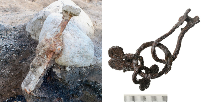 В Швеции нашли уникальные сокровища викингов — мечи, бусы и многое другое